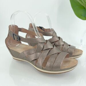 Dansko Metallic Bronze Sandals
